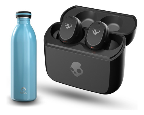 Audifono Bluetooth Skullcandy Mod Y Botella Bevu Regalo