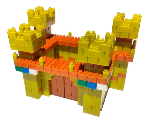 Imagen 2 de 5 de Eco Ladrillos Encastre Castillo 375 Pz - Fundacion Garrahan