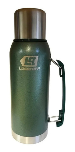 Termo 1 Litro Acero Inoxidable Lusqtoff Frio Calor Verde