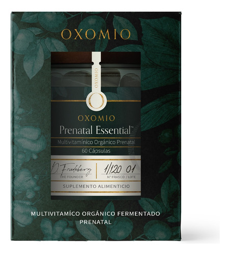Prenatal Essential 60 Caps, Multivitamínico Orgánico Sabor Sin sabor