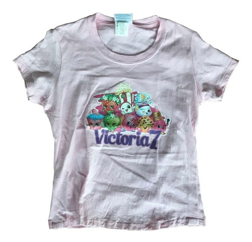 Playera Rosa Shopkins Victoria 7 Optima Talla S