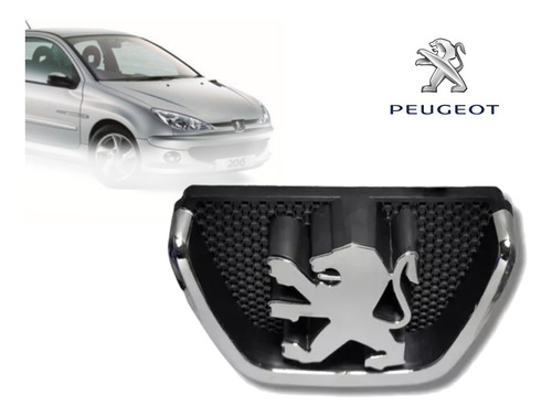 Emblema De Parrilla O Filler Para Peugeot 206 2002