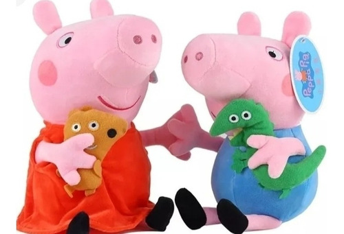 2024 Peluches Set Peppa Pig Y George 30 Cm 100167