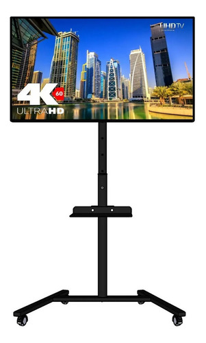 Suporte Multivisão Pedestal-class de chão para TV/Monitor de 19" até 56" preto