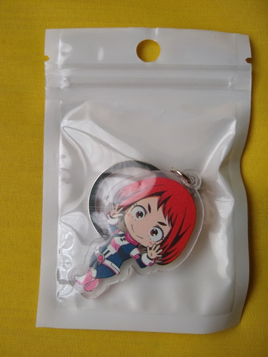 Imagen 2 de 2 de Llaveros Acrílicos My Hero Academia Modelo Uraraka