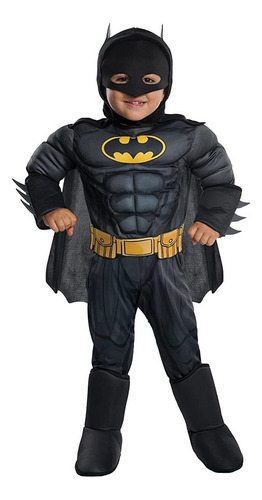 Disfraz De Rubie Dc Comics Toddler Deluxe Batman Costume