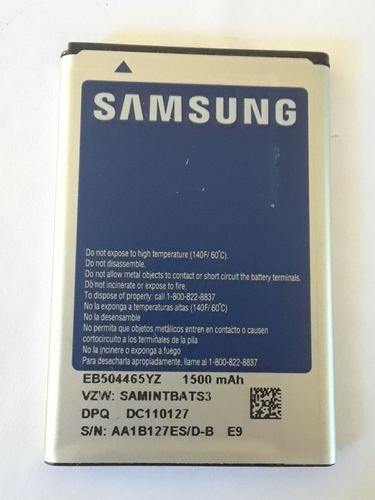 Bateria Samsung Eb504465yz Para Sch-i510 Sch-i400 Sch-l100