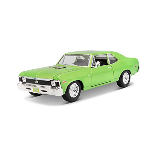 Coche Chevrolet Nova Ss Escala 1:24 (varios Colores), Verde.