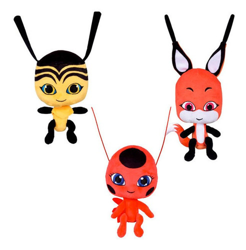 Peluche Original Pollen Trixx Tikki Plagg Miraculous