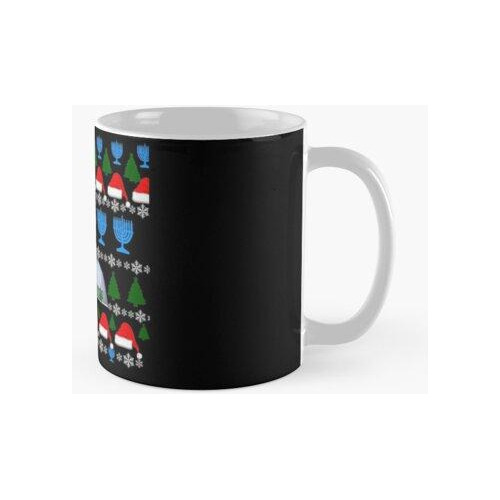 Taza Suéter Chrismukkah Calidad Premium