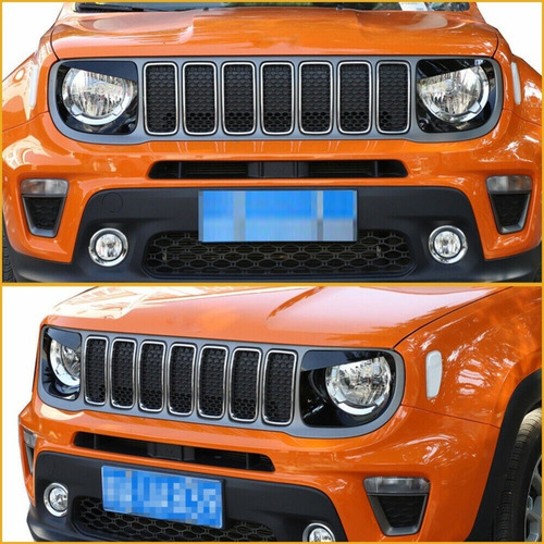 Imagem 4 de 6 de Aro De Farol Jeep Renegade Angry Bird Cara De Mal 2019 20 21