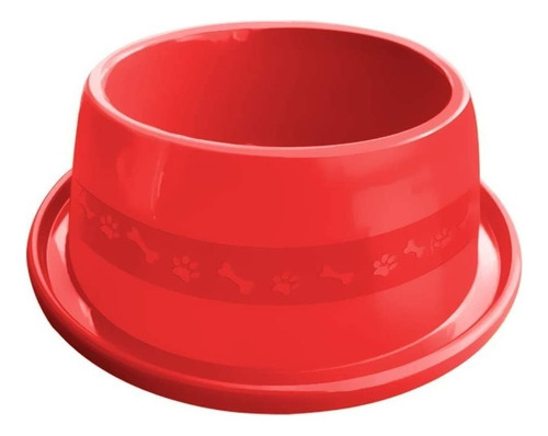 Comedouro Plástico Antiformiga Nº4 1900ml Cores Sortidas Cor Sortida
