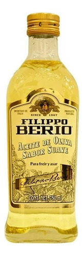 2 Pzs Aceite De Oliva Filippo Berio Sabor Suave 750 Ml