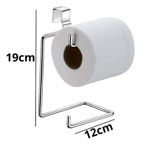 Suporte Para Papel Higienico Duplo Cromado Future 1094