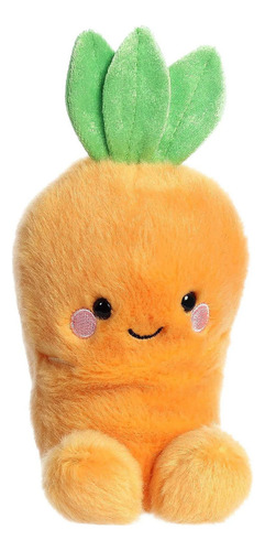 Peluche Con Forma De Zanahoria Suavecito Color Naranja