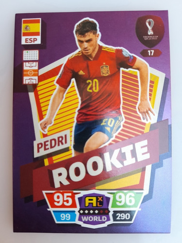 Adrenalyn Qatar 2022 Panini - Carta Rookie #17 Pedri