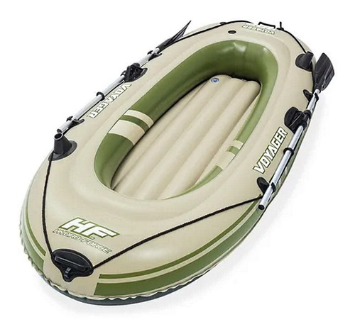 Bote Gomon Inflable Voyager 300 + Remos Bestway 243 X 102 Cm