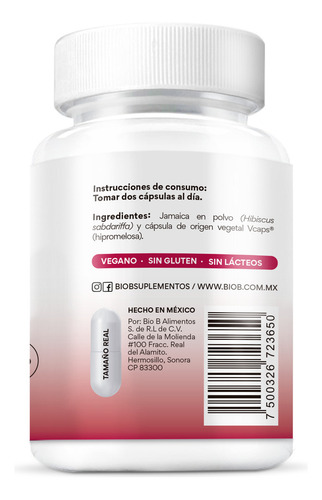 Bio B 60 Cápsulas Jamaica