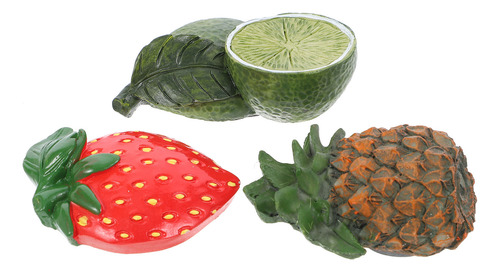 3 Imanes Para Nevera, Imanes Para Frutas, Imanes Para Nevera