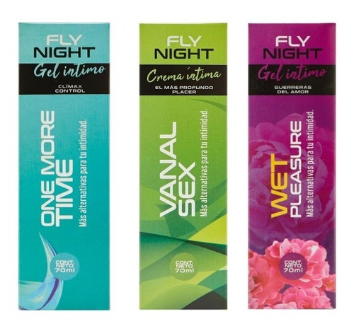 Kit X3 Lubricante Intimo Masculino + Femenino + Anal Flynigh