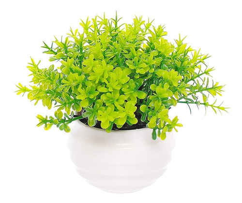 Imagem 3 de 5 de Kit Com 4 Vasos De Flores Artificiais Decorativas 10 Cm