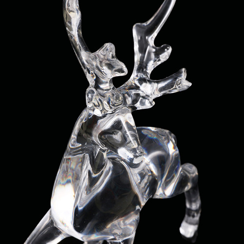 Figuras De Cristal En Forma De D, Adornos, Colección Navideñ