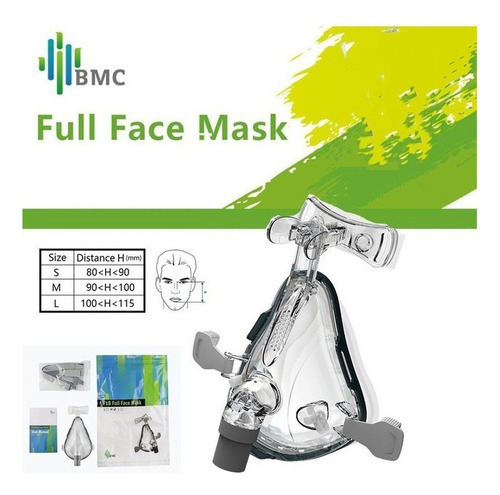 Respirador De Mascarilla Facial Completa Cpap