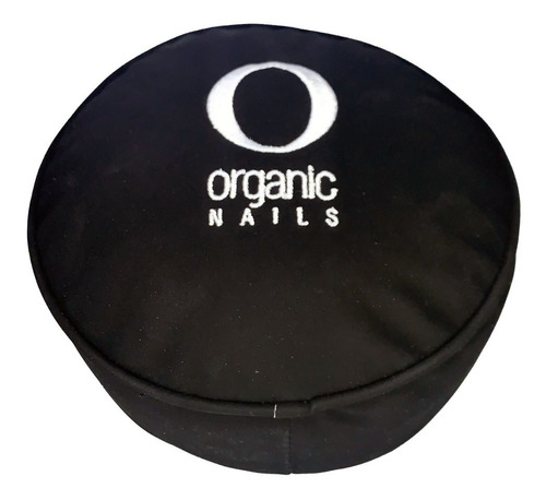 Cojin Redondo Negro Organic Nails