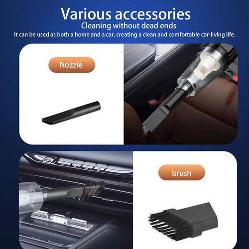 Aspiradora De Coche Portátil Limpiador Portátil Recargable P