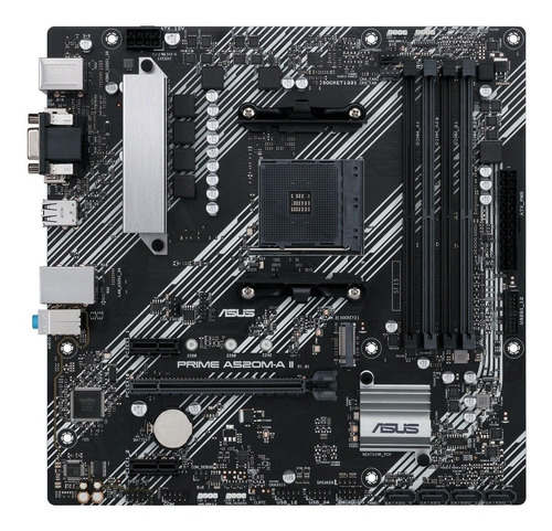 Mother Board Asus Prime A520m-a Ii/csm Ddr4 Am4 Hdmi Vga Dp