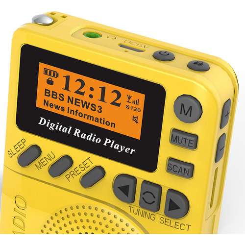 Radio Set Dab Pocket Radio Dab+ Reproductor Digital De Radio