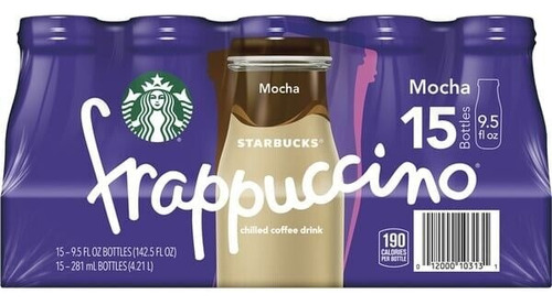 Starbucks Frappuccino Cafe Mocha (9.5 Oz., 15 Pack.)