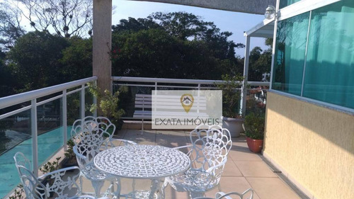 Cobertura À Venda, 260 M² Por R$ 980.000,00 - Bosque Da Praia - Rio Das Ostras/rj - Co0039