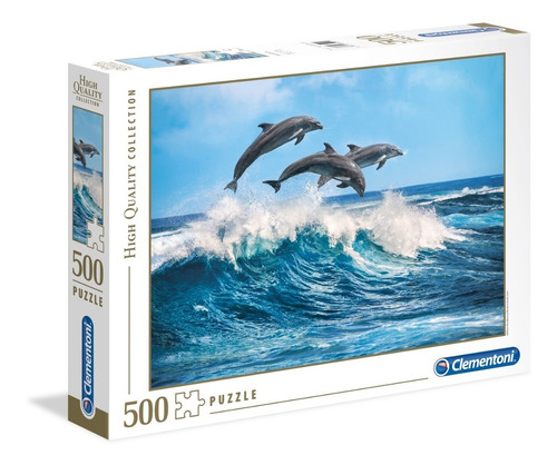 Puzzle 500 Piezas Delfines High Quality Clementoni