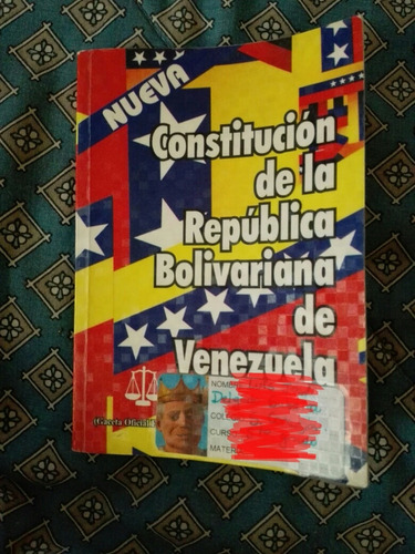 Constitución De La República Bolivariana De Venezuela. Usada