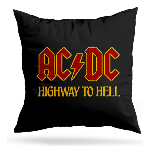 Cojin Deco Ac Dc Highway To Hell (d1273 Boleto.store)