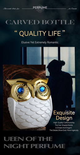 Perfume Deold, perfume de mujer Owl, perfume floral y afrutado