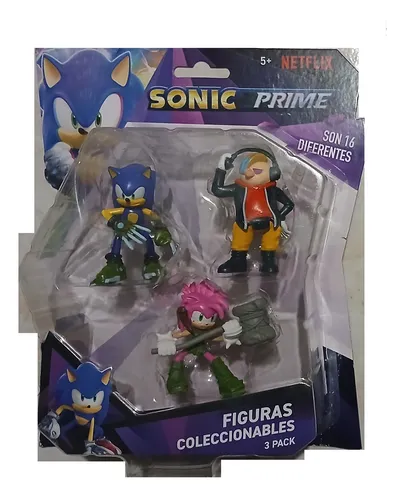 comprar Set 3 Figuras Sonic Prime Sonic Maze Thorn Rose Y Dr. Don T