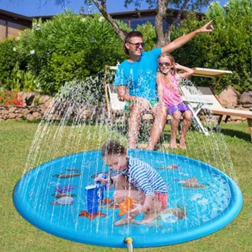 Colchoneta Inflable Para Juego De Agua Grande 170 Cm Diámetr