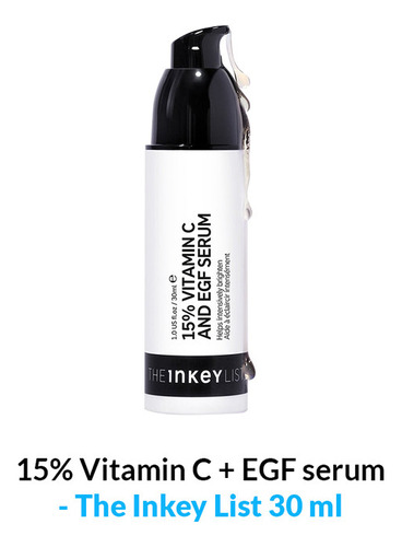 15% Vitamin C + Egf Serum - The Inkey List 30 Ml