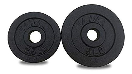 Tayga Set/par De Mancuernas Ajustables Con 50 Lbs De Peso.