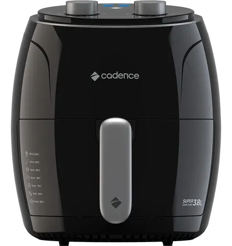 Fritadeira Sem Óleo Super Cook Fryer Frt410 3,8l Cadence Cor Pret...