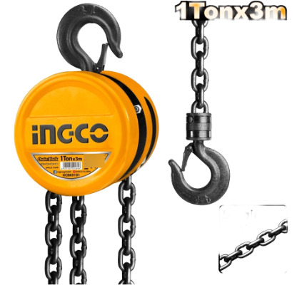 Tecle Ingco Cadena 1,0 Ton X 3 Mts # Hcbk0101