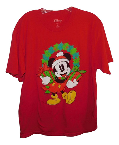 Polo Disneyland Resort Walt Disney World Xl Rojo 100% Algodó