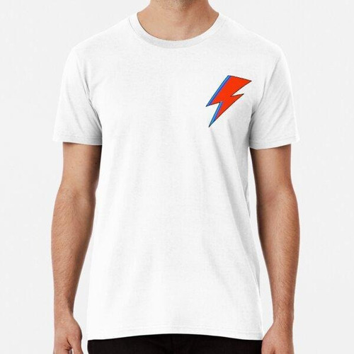 Remera David Bowie Lightning Bolt Algodon Premium