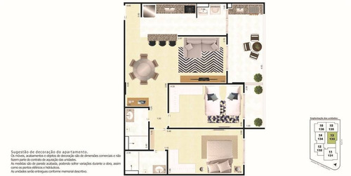 Imagem 1 de 1 de Apartamento, 2 Dorms Com 83.06 M² - Jardim Imperador - Praia Grande - Ref.: Ctm720 - Ctm720