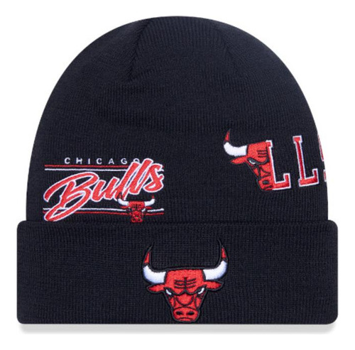 Gorra Knit Nba Chicago Bulls Cold Season Black New Era