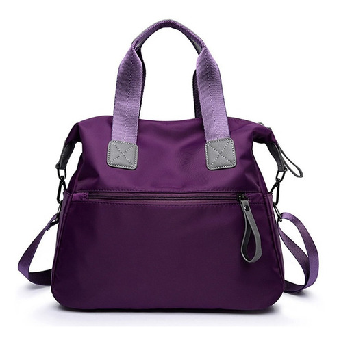 Imagen 3 de 9 de Bolso De Hombro De Nailon Con Múltiples Bolsillos P/mujer
