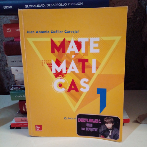 Matemáticas 1 - Juan Antonio Cuéllar Carvajal (Usado)