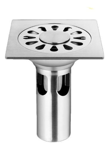 Ralo Inox Grelha Quadrado Anti Odores/inseto